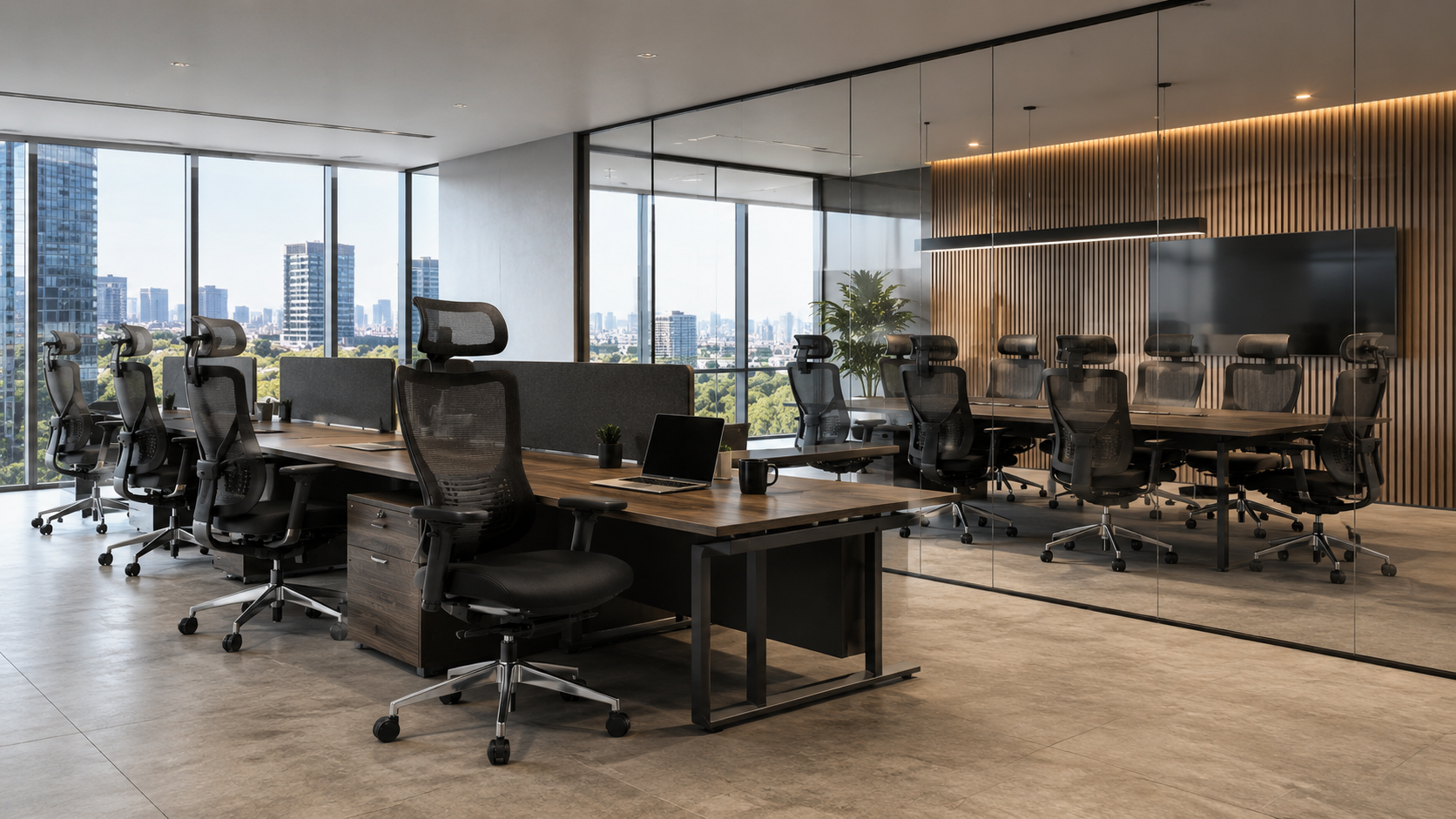 Ambiente con sillas corporativas Archimuebles